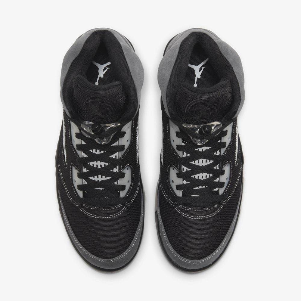 nike air jordan retro 5 anthracite wolf grey black